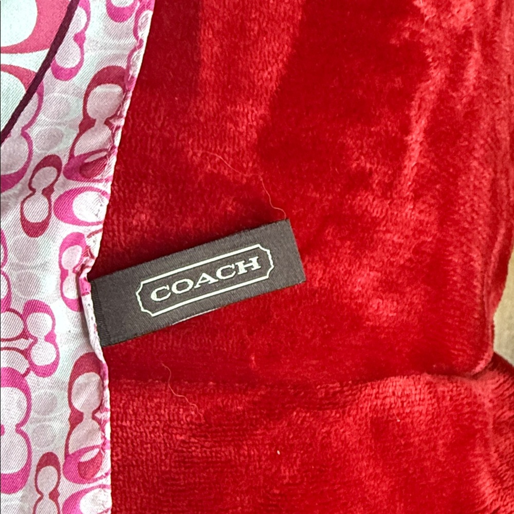 Coach Multicolor Patterned Silk Scarf - image 2